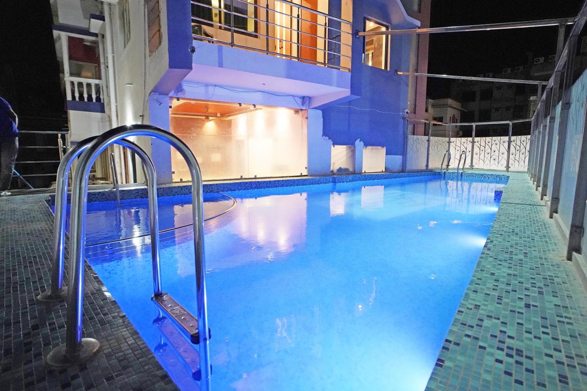 Hotel Marine Blue !! Beach Distance 50 Mts !! 迪卡 外观 照片