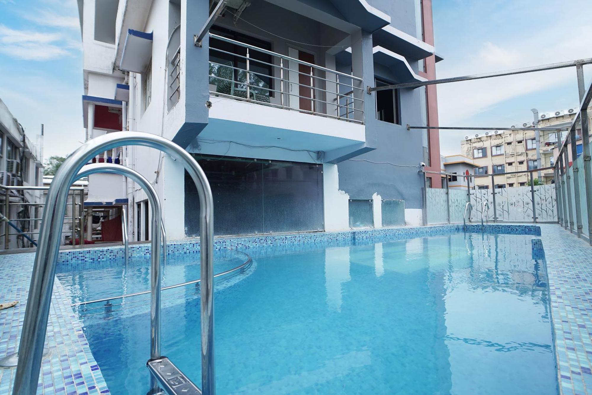 Hotel Marine Blue !! Beach Distance 50 Mts !! 迪卡 外观 照片